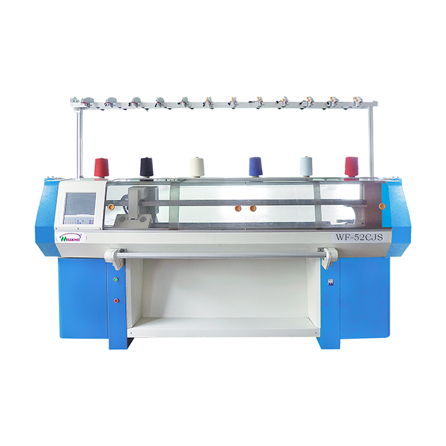 22.WF-52CJS เครื่องถักแบนด้วยคอมพิวเตอร์ระบบเดียว