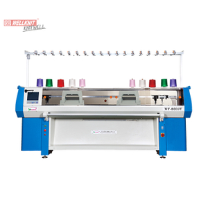 WF-80DJT 3+3 System Double Carriage เครื่องถักคอปก Jacquard อย่างเต็มที่